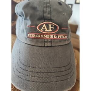 Vintage Abercrombie & Fitch A&F Baseball Cap Hat Phys Ed 90s Y2K Strapback USA